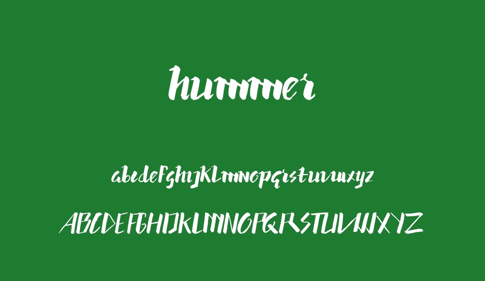 hummer font