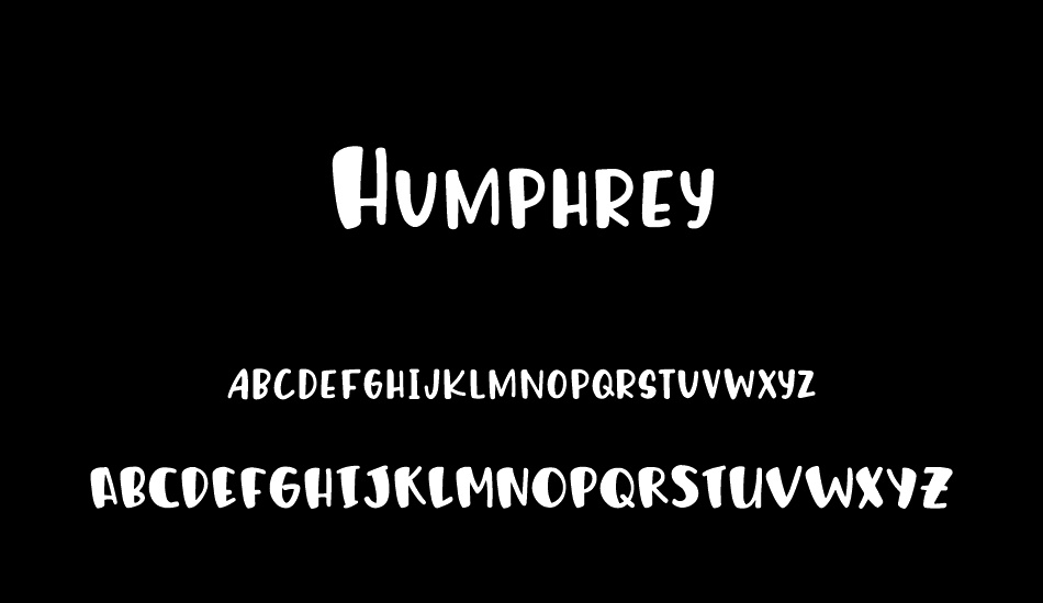 Humphrey font