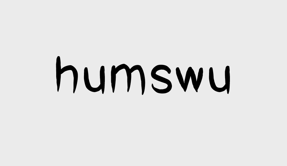 humswu font big