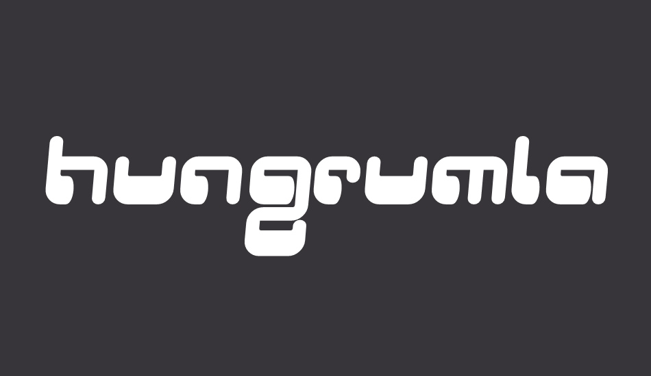 Hungrumlaut font big