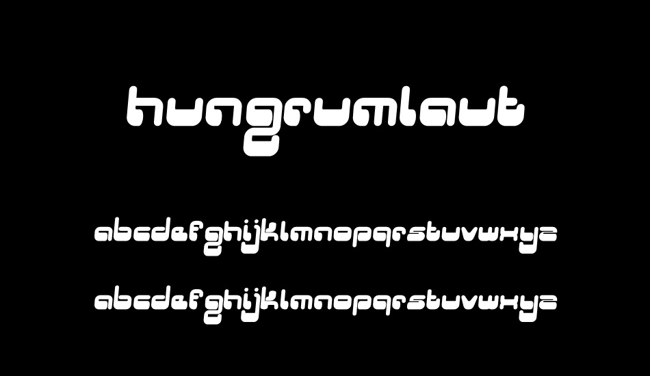 Hungrumlaut font