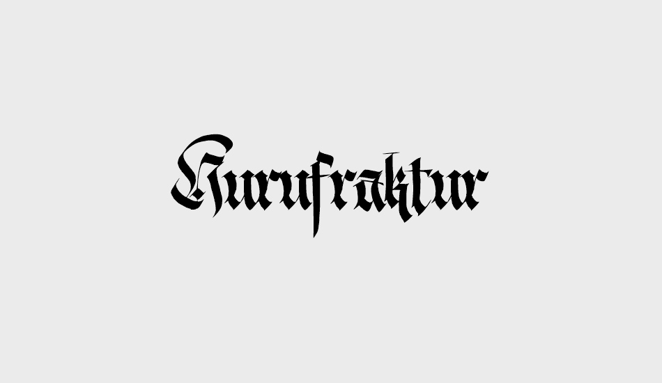 hurufraktur font big