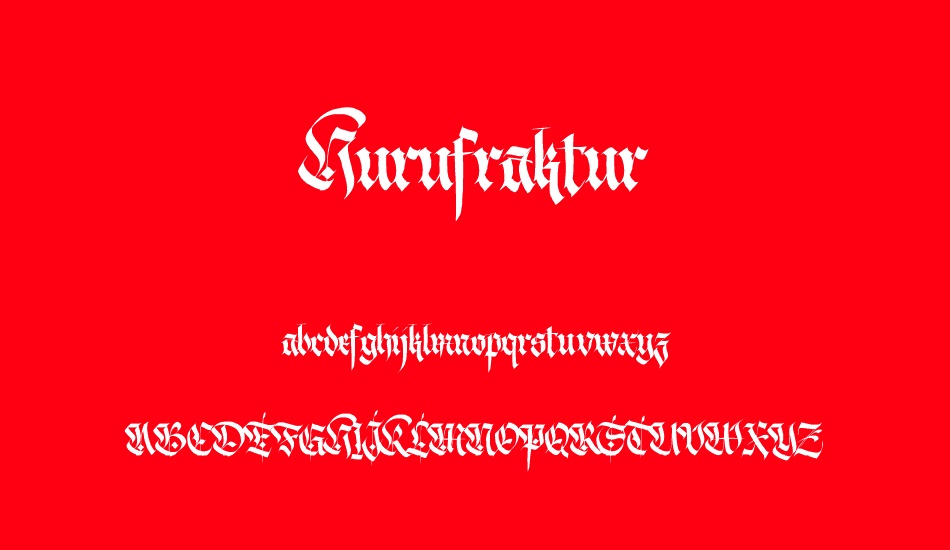 hurufraktur font