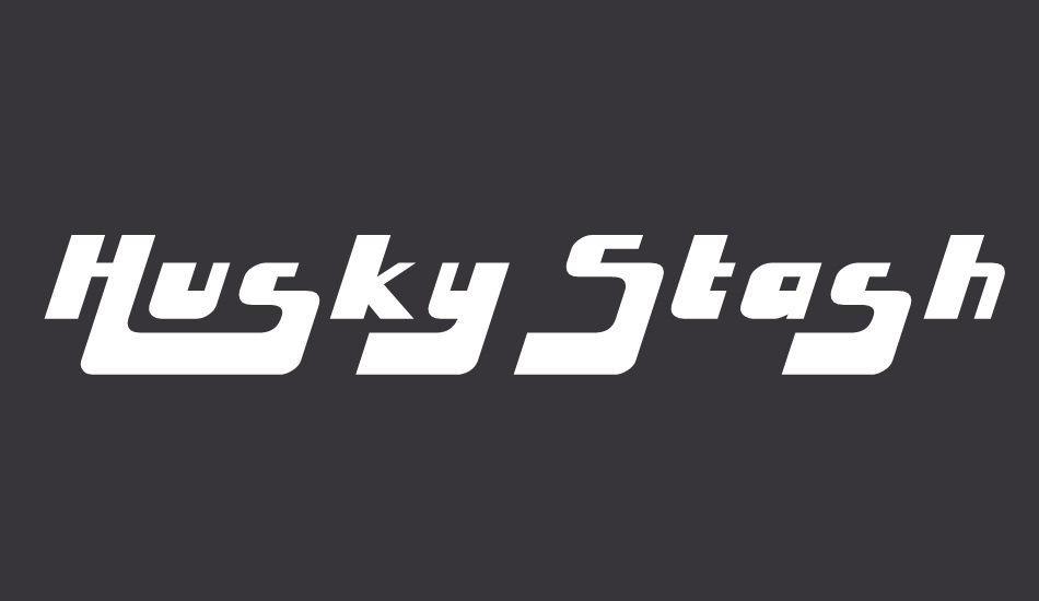 Husky Stash font big