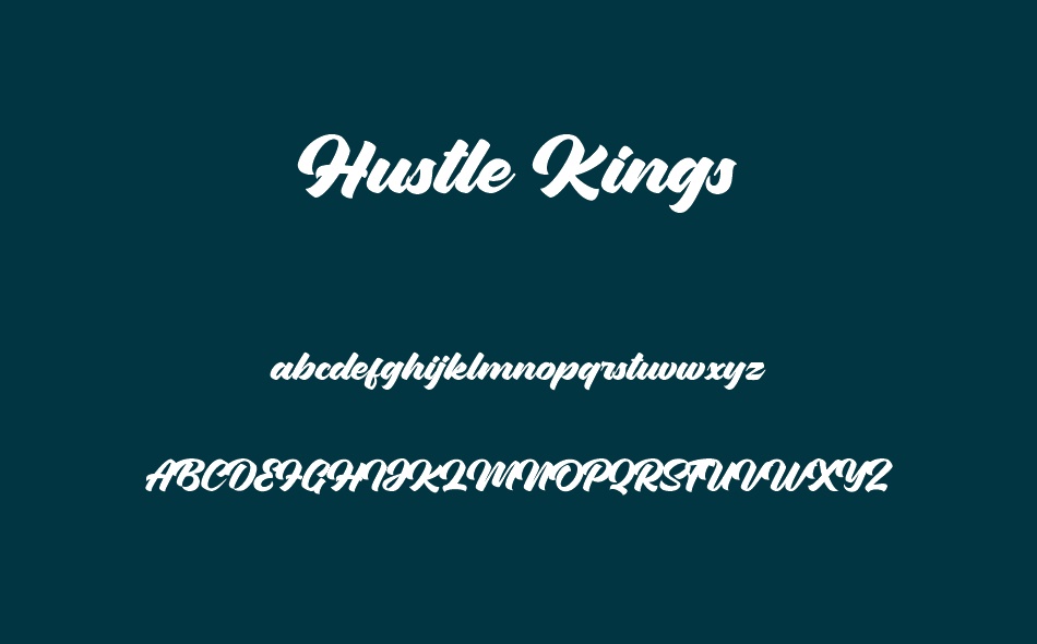 Hustle Kings font