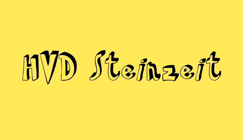 HVD Steinzeit font big