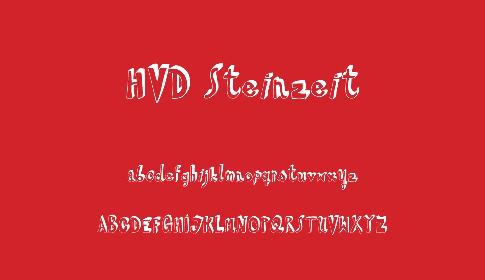 HVD Steinzeit font