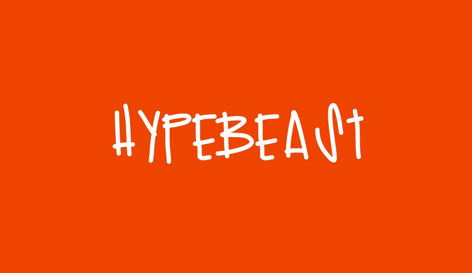 Hypebeast font big