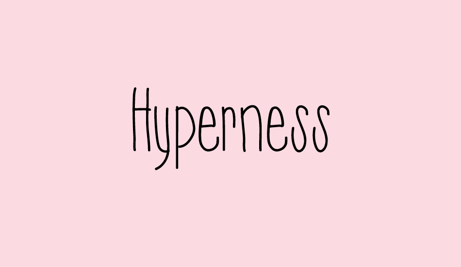 Hyperness font big