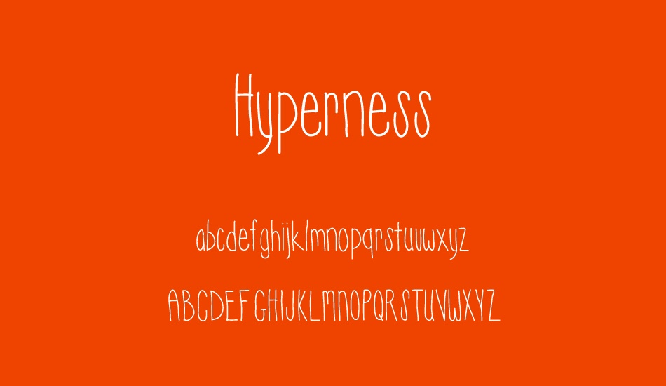 Hyperness font