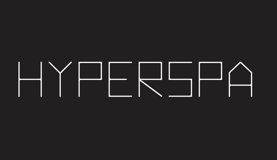 Hyperspace font big