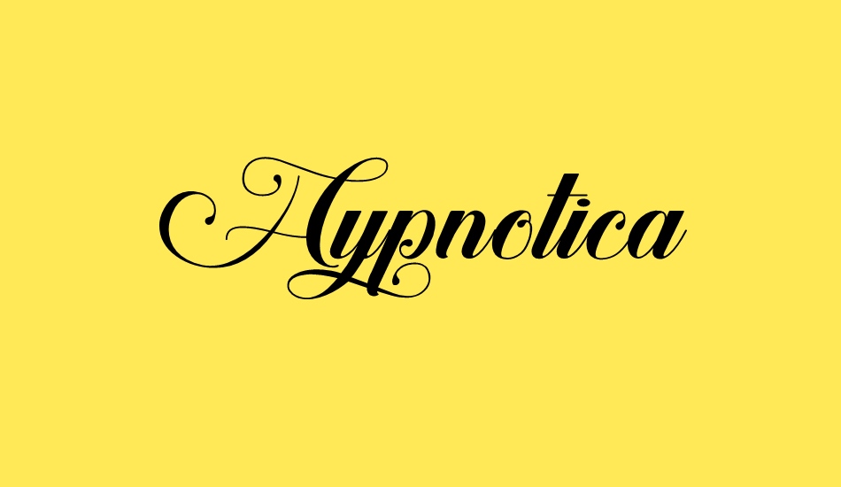 Hypnotica font big