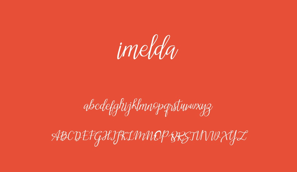 imelda font