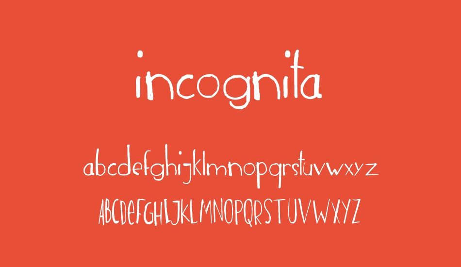 incognita font