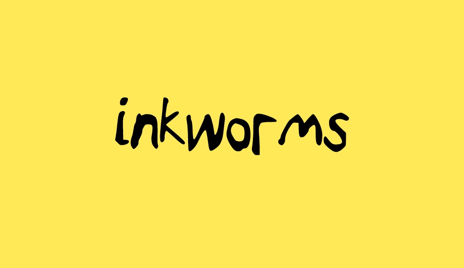 inkworms font big