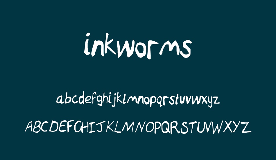 inkworms font