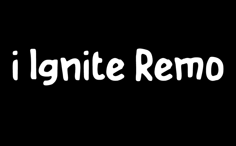 i Ignite Remove font big