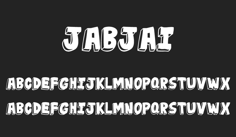 jabjai font