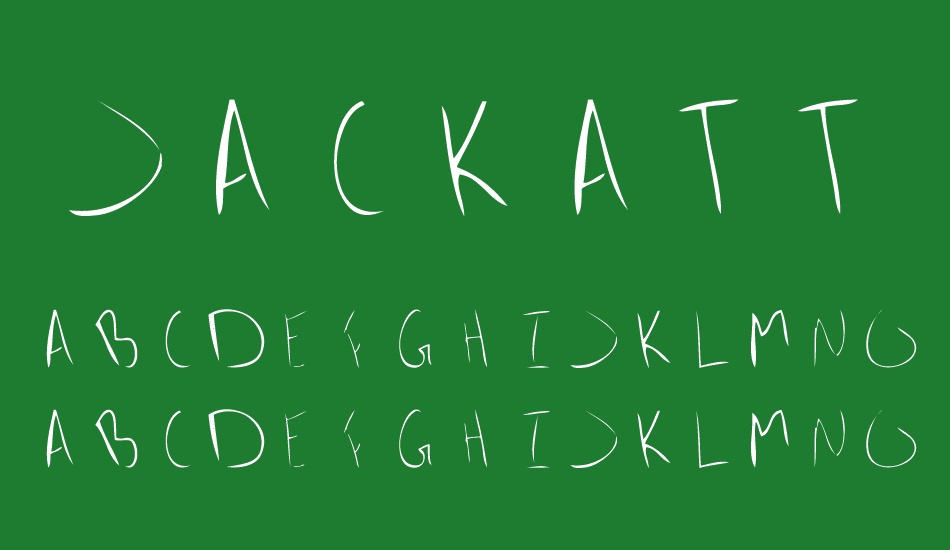 JackAttack font