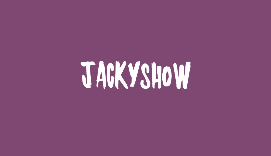 JACKYSHOW font big