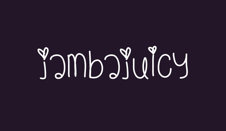 JambaJuicy font big