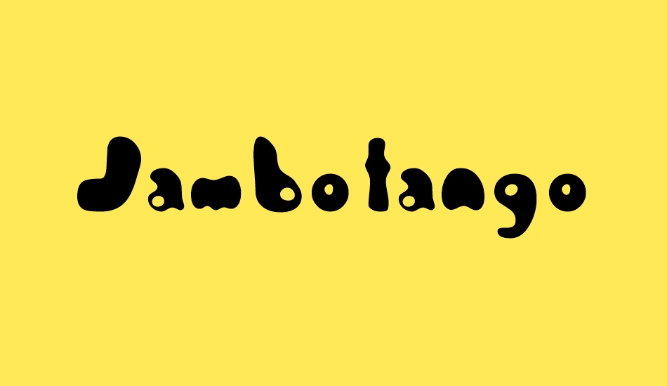 Jambotango font big