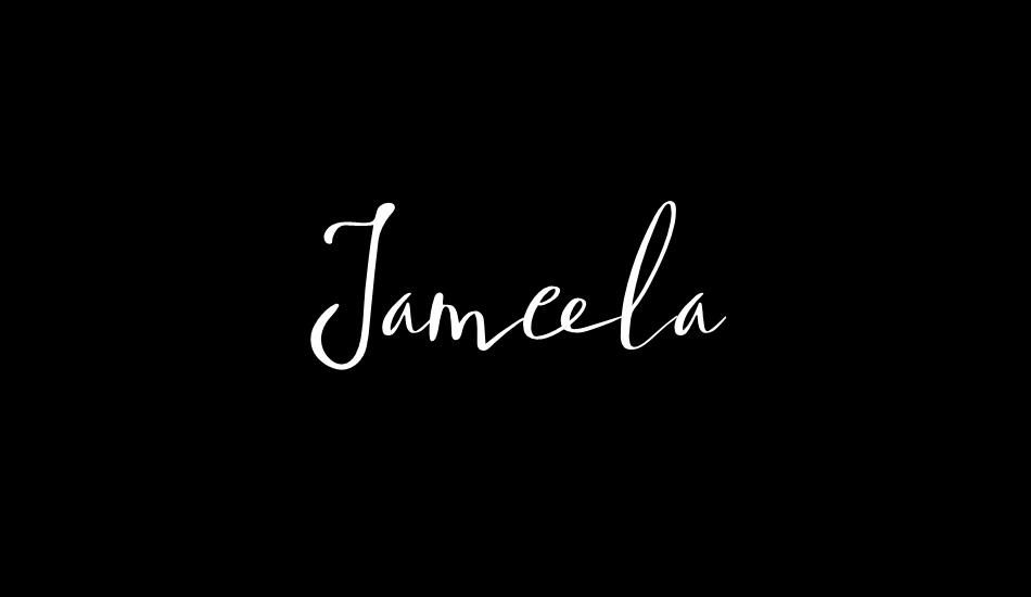 Jameela font big