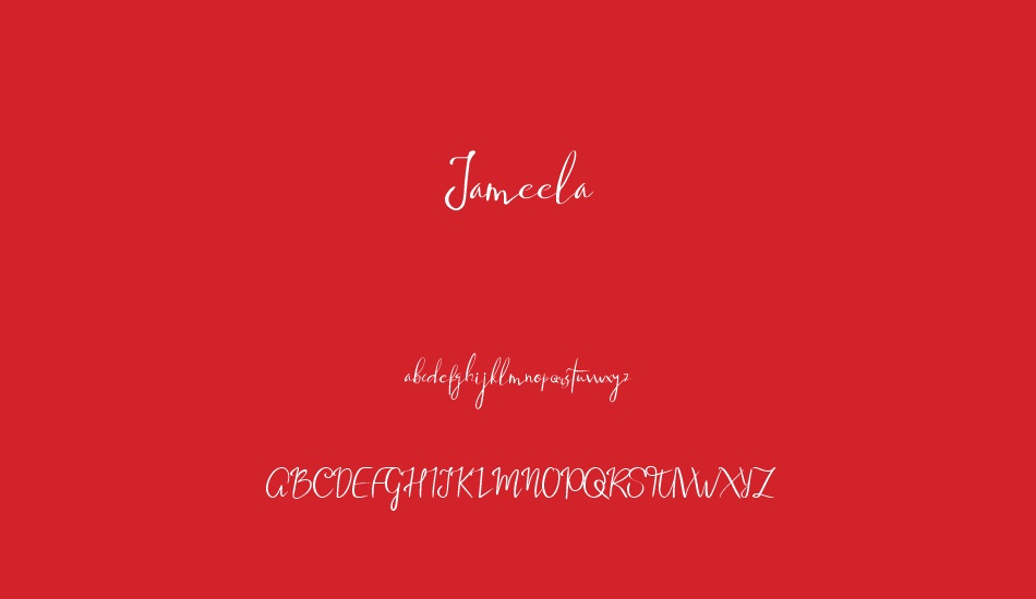 Jameela font