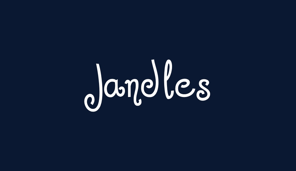 Jandles font big