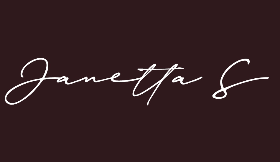 Janetta Silloam font big