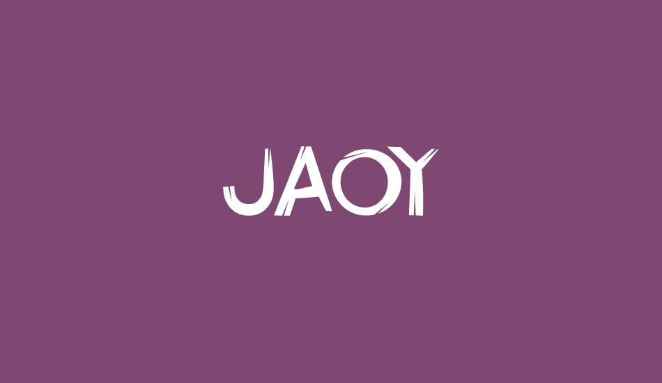 Jaoy font big