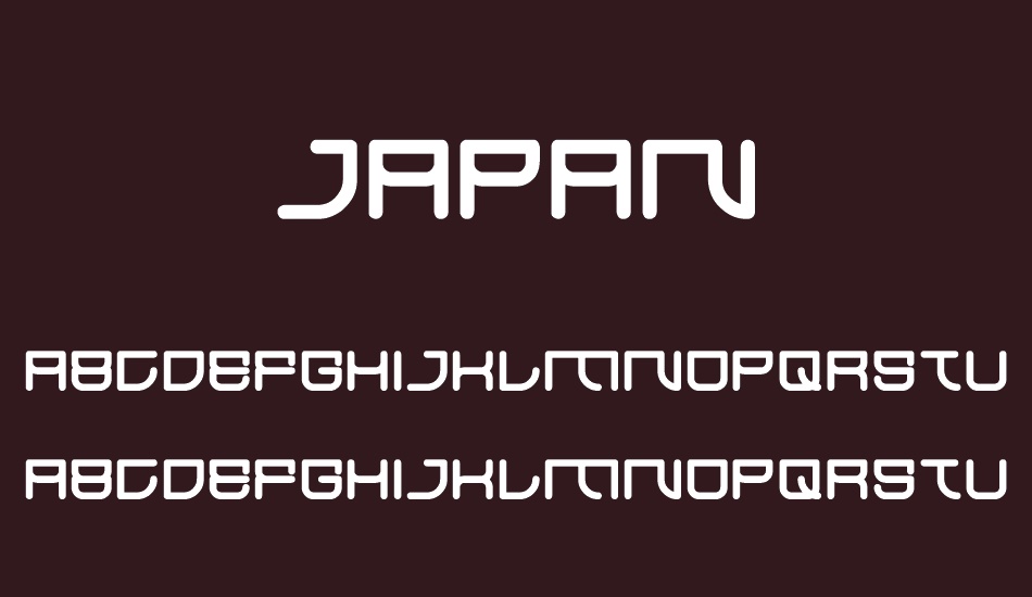 JAPAN font