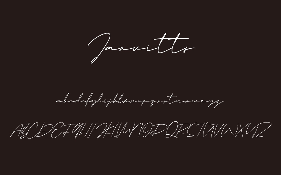 Jarvitts font