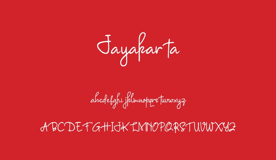 Jayakarta font