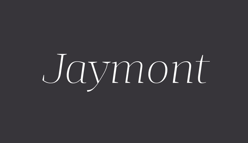 Jaymont PERSONAL font big