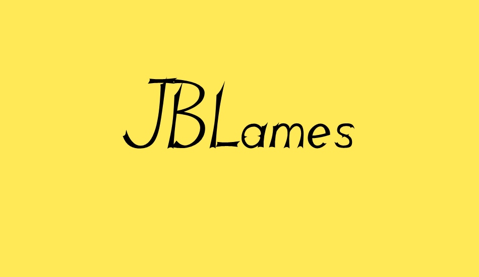 JBLames font big