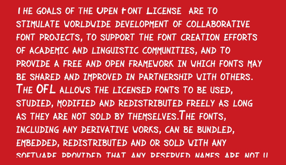 JCAguirreP - Libre font 1