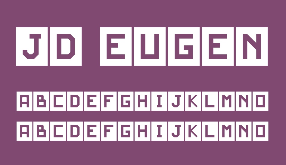 JD Eugenia font