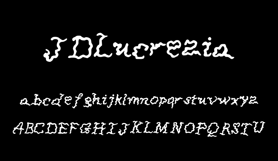 JDLucrezia font