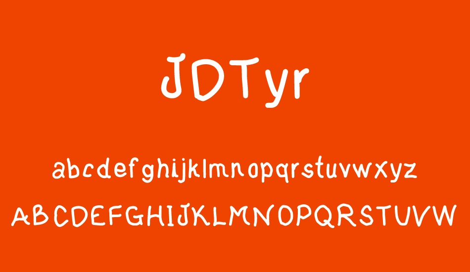 JDTyr font