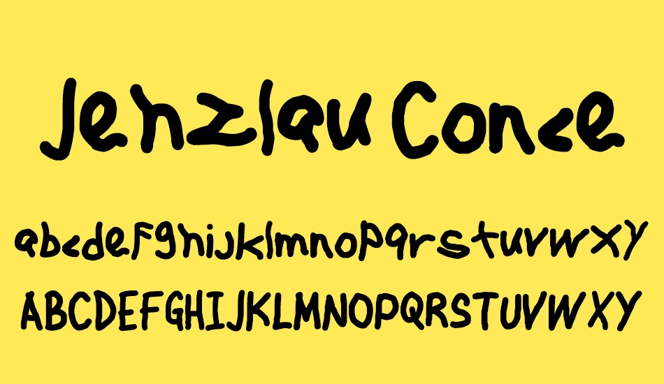 Jehzlau Concepts font