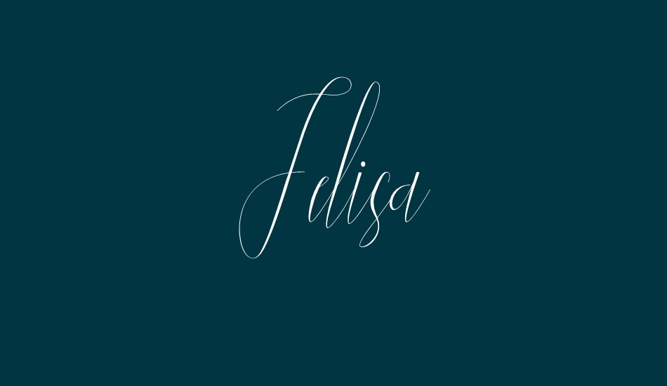 Jelisa free font
