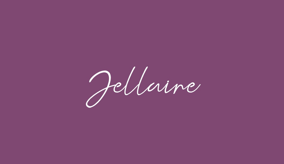 Jellaine font big