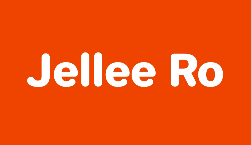 Jellee Roman font big