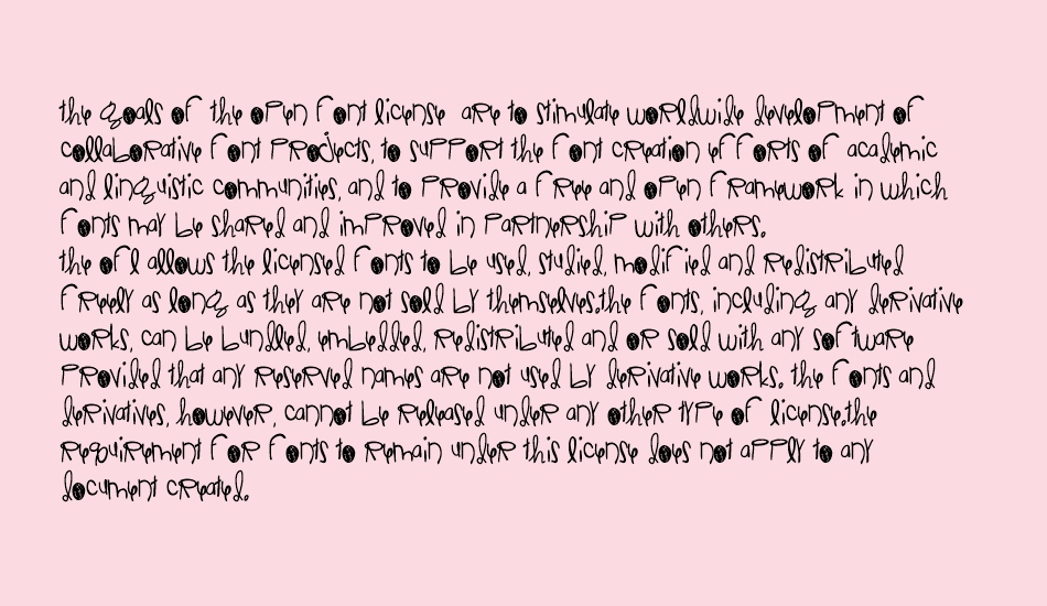 JelloRaindrops font 1