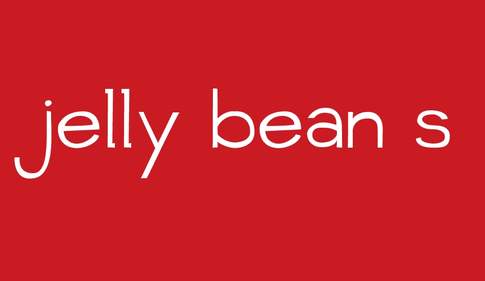 jelly bean sandwich font big