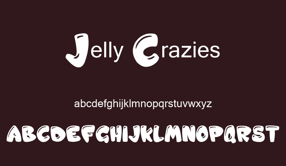 Jelly Crazies font