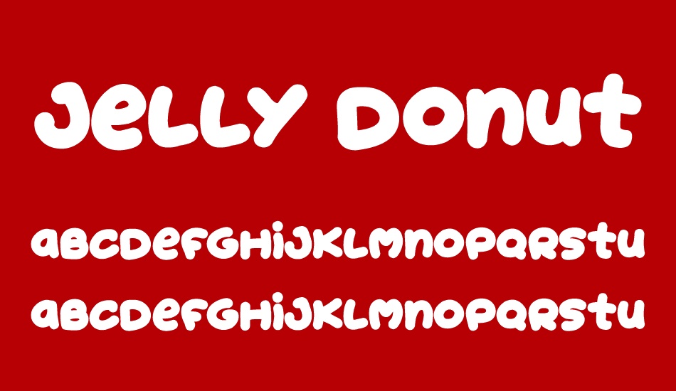 Jelly Donuts font