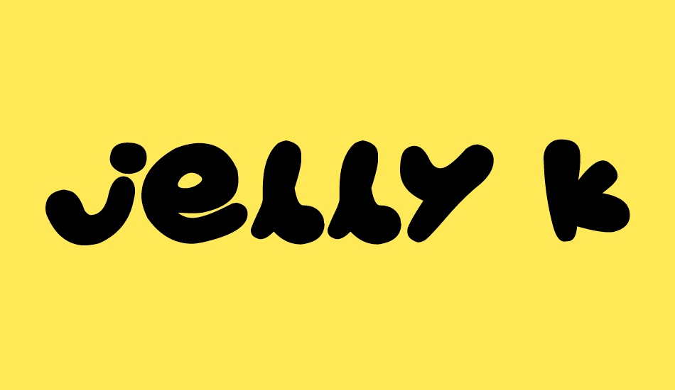 Jelly Kids font big