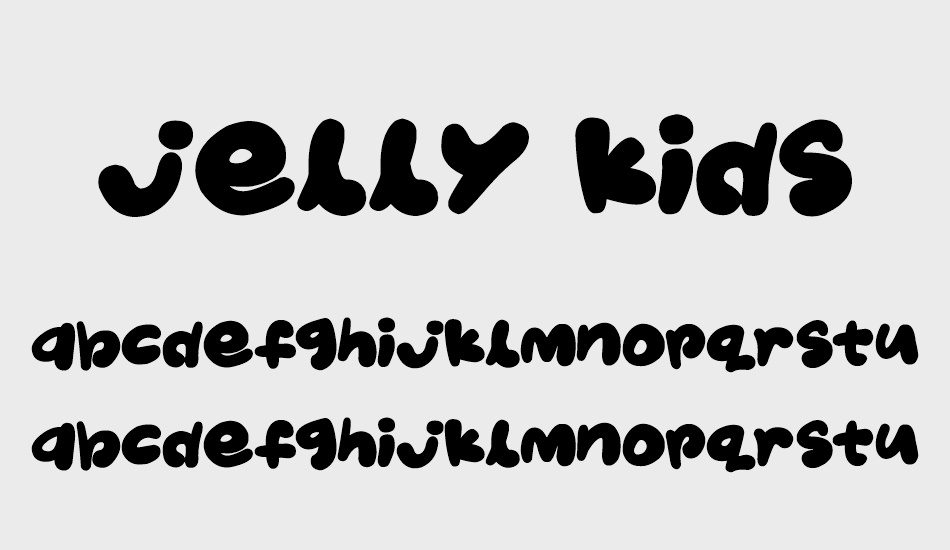 Jelly Kids font